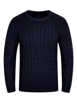 Вязаный свитер SOULSTAR, темно-синий