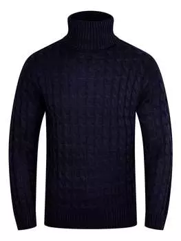 Вязаный свитер SOULSTAR, темно-синий