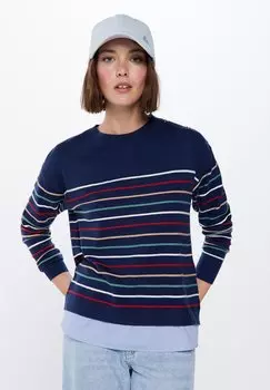 Вязаный свитер Springfield, синий