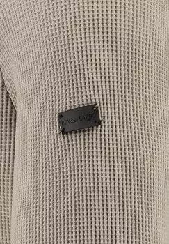 Вязаный свитер Stefano Round Key Largo, голубино-серый