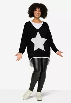 Вязаный свитер STERNE V-AUSSCHNITT LANGARM Angel of Style, цвет schwarz