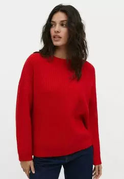 Вязаный свитер Stradivarius, цвет red