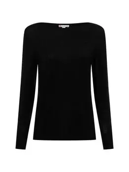 Вязаный свитер Street One, черный