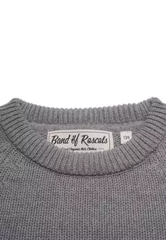 Вязаный свитер STRIKE STRIPES Band of Rascals, серый