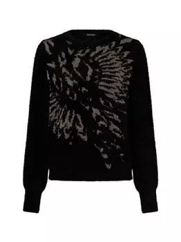 Вязаный свитер Taifun, черный