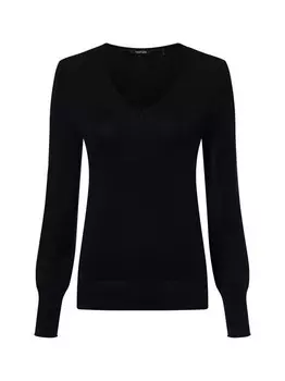 Вязаный свитер Taifun, черный