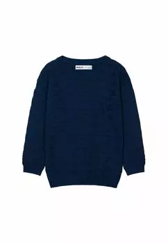 Вязаный свитер TEXTURED MINOTI, цвет blue