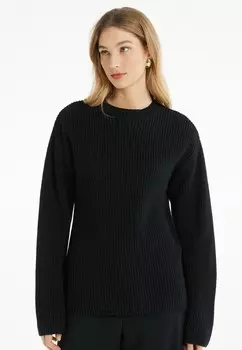 Вязаный свитер Tezenis, черный