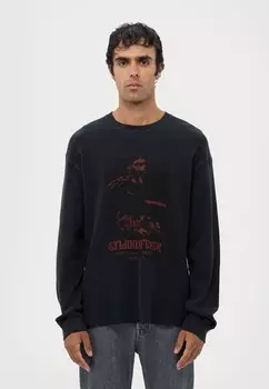 Вязаный свитер The Kooples, черный