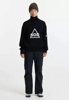 Вязаный свитер TIGNES SOS, цвет 1001a black