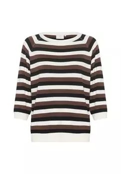 Вязаный свитер TILDE Kaffe, коричневый