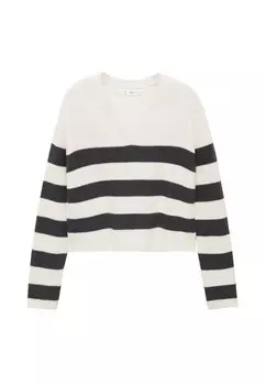 Вязаный свитер TOLOUSE Mango Kids, кремовый