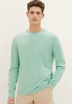 Вязаный свитер TOM TAILOR, цвет soft jade melange