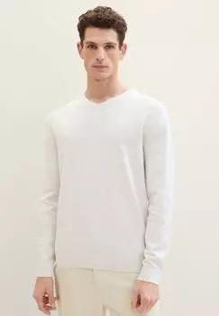 Вязаный свитер TOM TAILOR, цвет soft vanilla melange