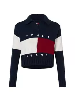Вязаный свитер Tommy Jeans, белый