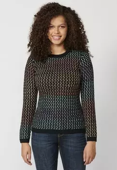 Вязаный свитер TRICOT Koroshi, цвет colorful