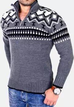 Вязаный свитер TROYER NORWEGER Reslad, цвет anthrazit