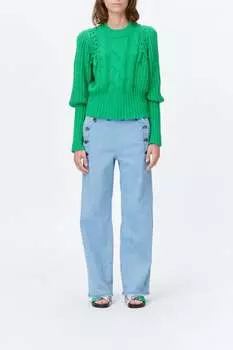 Вязаный свитер Turner зеленого цвета MUNTHE