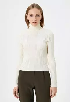 Вязаный свитер TURTLENECK Koton, цвет beige