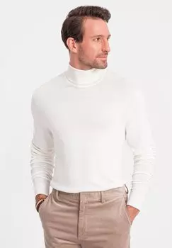Вязаный свитер TURTLENECK Ombre, цвет white