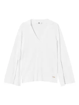 Вязаный свитер TWINSET, белый