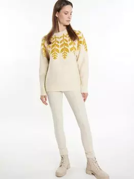 Вязаный свитер Usha, экрю