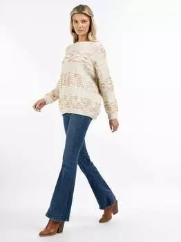 Вязаный свитер Usha, экрю