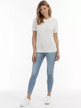 Вязаный свитер Usha, белый