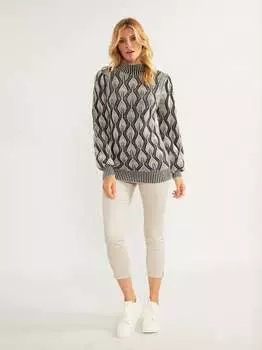 Вязаный свитер Usha, белый