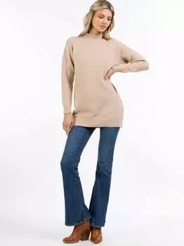 Вязаный свитер Usha, бежевый