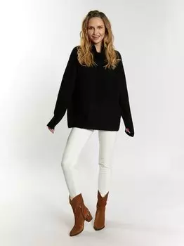 Вязаный свитер Usha, черный