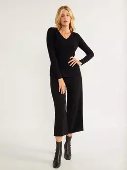 Вязаный свитер Usha, черный