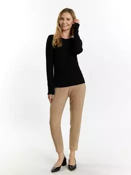 Вязаный свитер Usha, черный