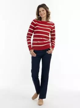 Вязаный свитер Usha, красный