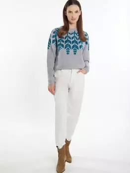 Вязаный свитер Usha, мультиколор