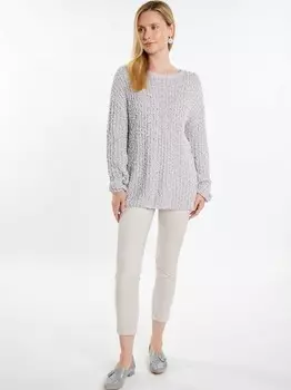 Вязаный свитер Usha, серый
