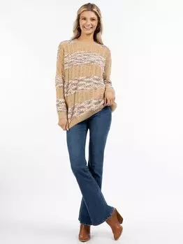 Вязаный свитер Usha, зеленый