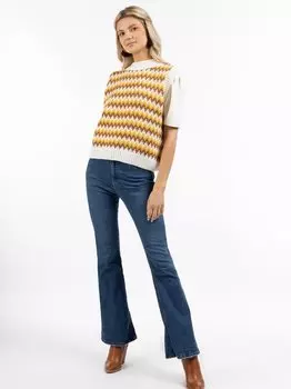 Вязаный свитер Usha, желтый