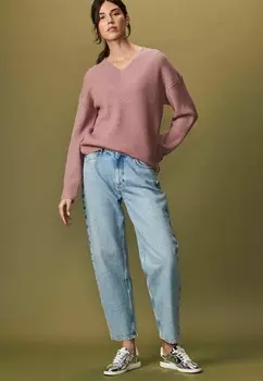 Вязаный свитер V-NECK PETITE Next, розовый