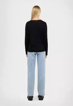 Вязаный свитер V NECK SWEATER Paul Smith, черный