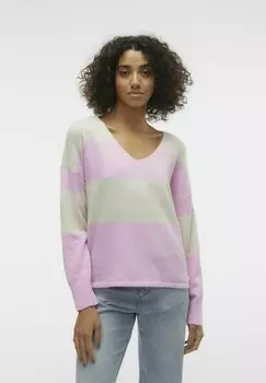 Вязаный свитер Vero Moda, сирень