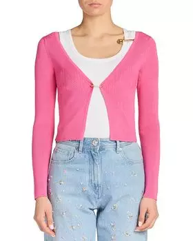 Вязаный свитер Versace, розовый