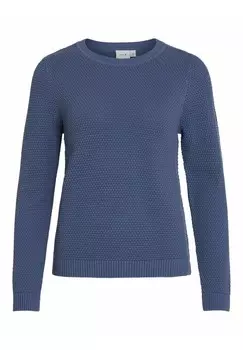 Вязаный свитер VIDALO O-NECK NOOS VILA, серый