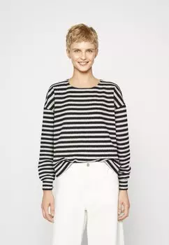 Вязаный свитер VIHIMLESS ONECK VILA, цвет birch/black