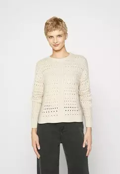 Вязаный свитер VILISETTE O NECK VILA, цвет birch