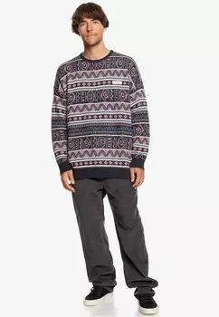 Вязаный свитер VISION Quiksilver, разноцветный