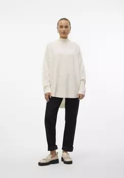 Вязаный свитер VMPLAZA HIGHNCK Vero Moda, бежевый