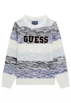 Вязаный свитер VORNE Guess, цвет mehrfarbig grundton blau