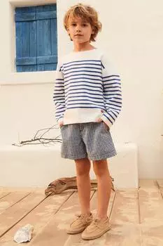 Вязаный свитер в полоску ZARA, цвет Stripes