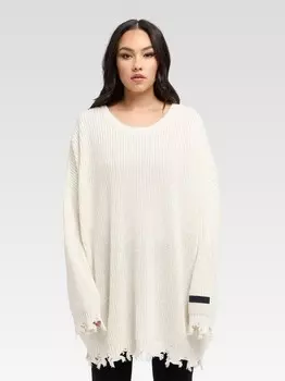 Вязаный свитер валерио Carlo Colucci, белый